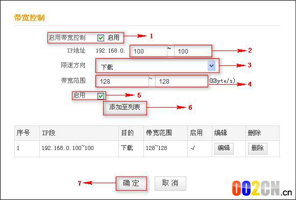 腾达路由器带宽控制